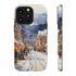 Bustling Victorian Christmas Market - Impact Resistant Phone Case iPhone 13 Pro Glossy